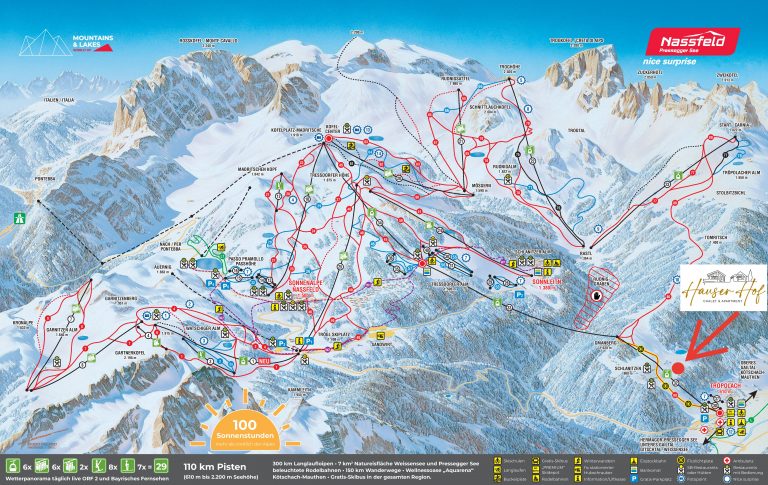 ski panorama Nassfeld